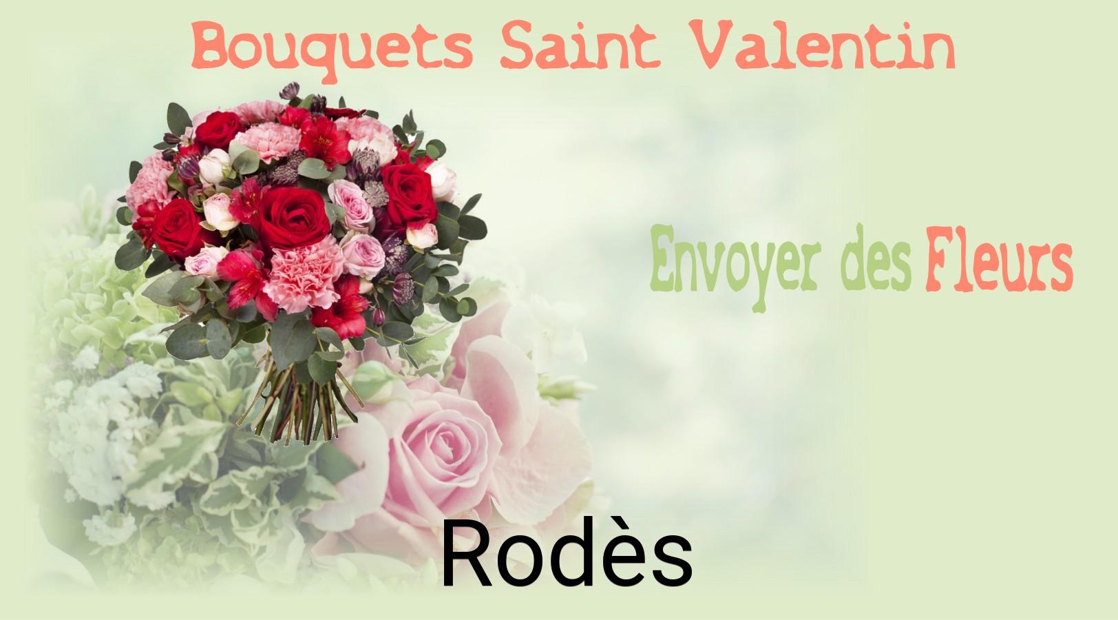 Roses de Saint-Valentin livrées à Rodès